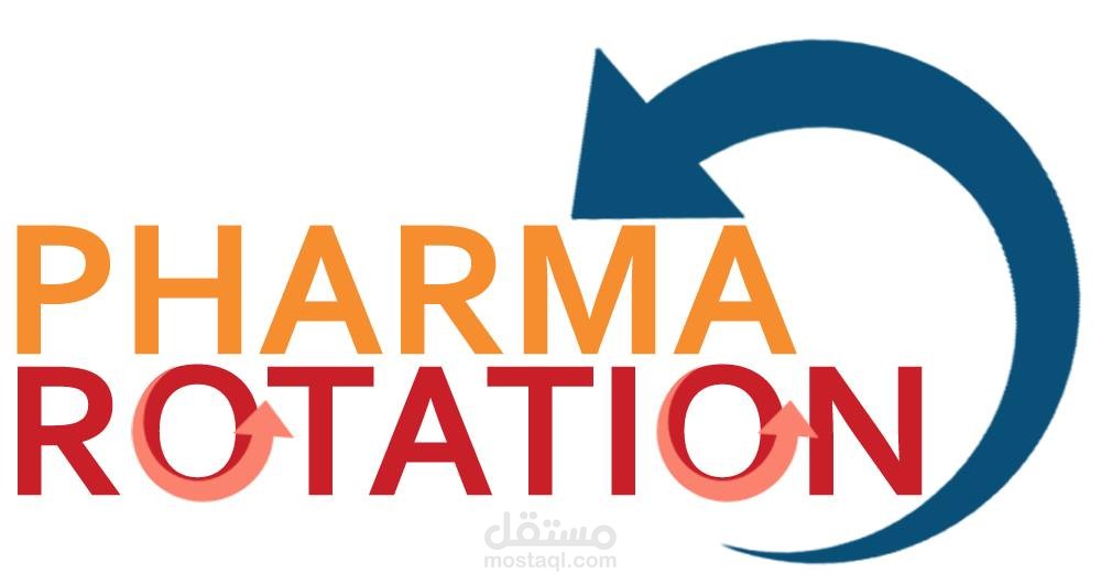 تصميم لوغو لشركة توزيع الأدوية Pharma Rtation