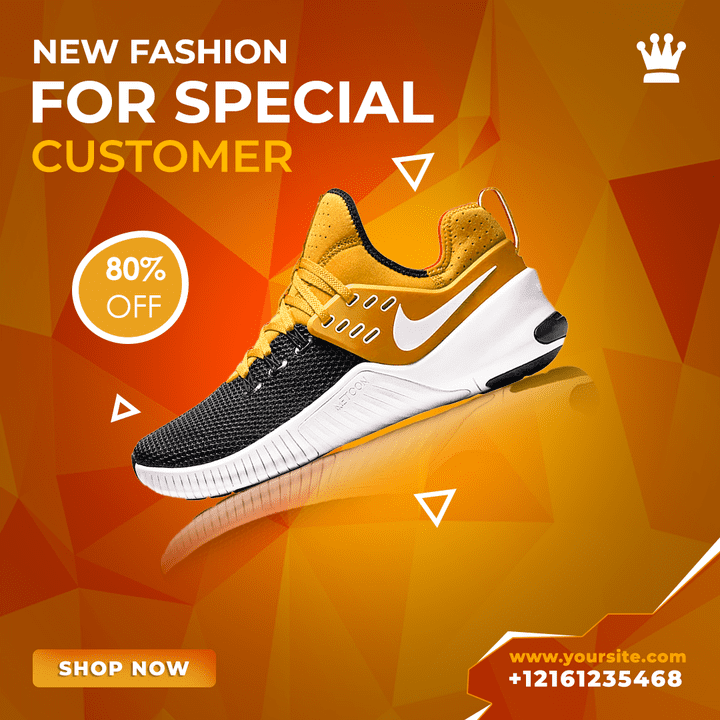 Shoes Promotion Social Media Banner Design