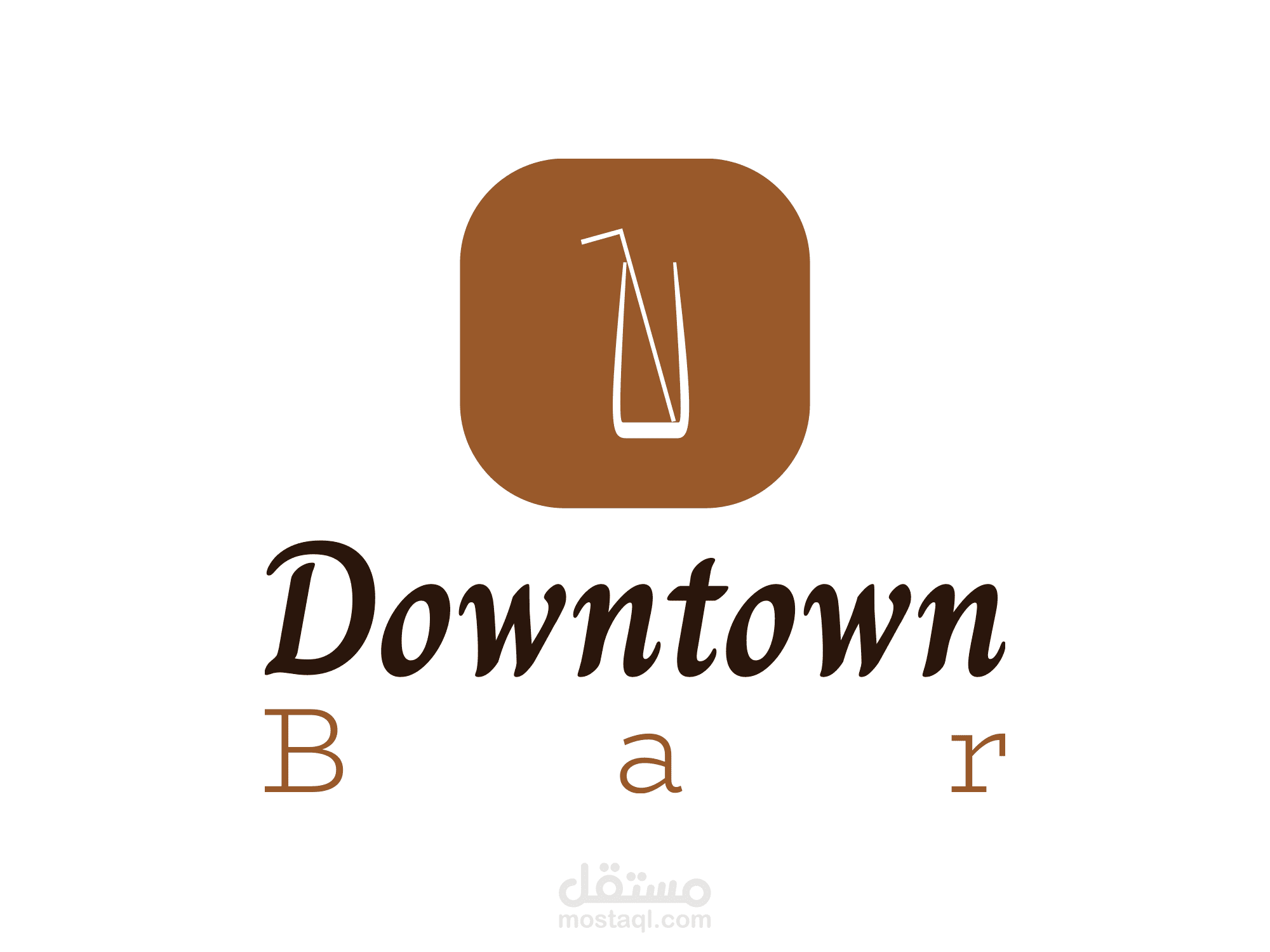 Logo for a bar