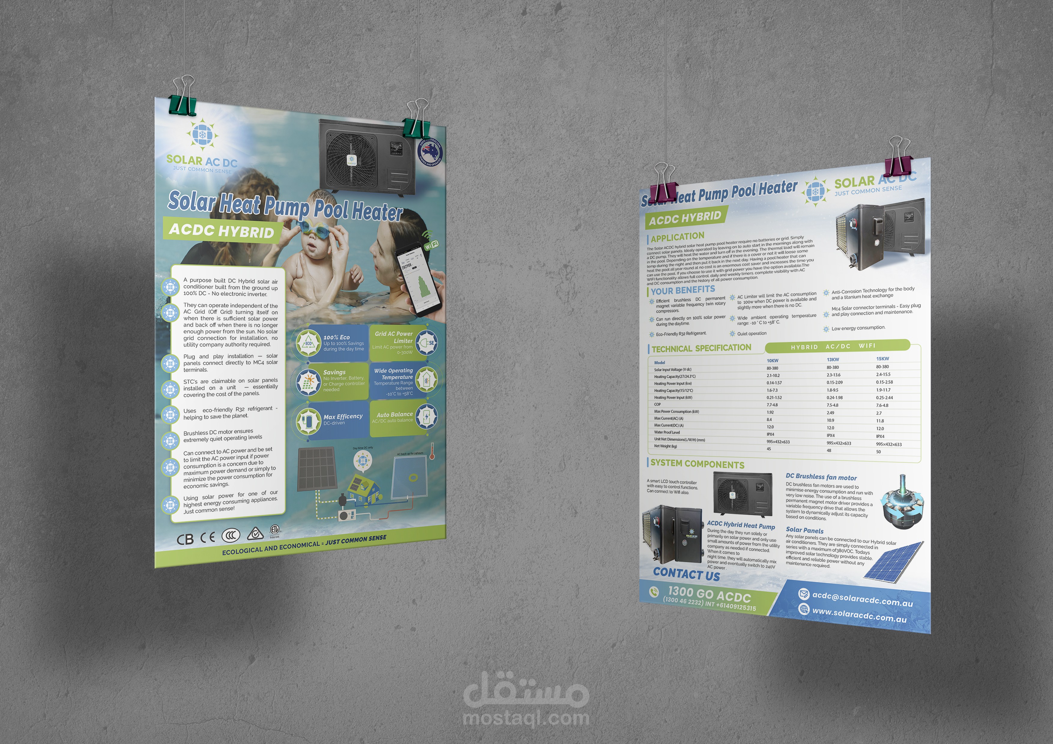 Brochure Design for Solar Ac Dc Company