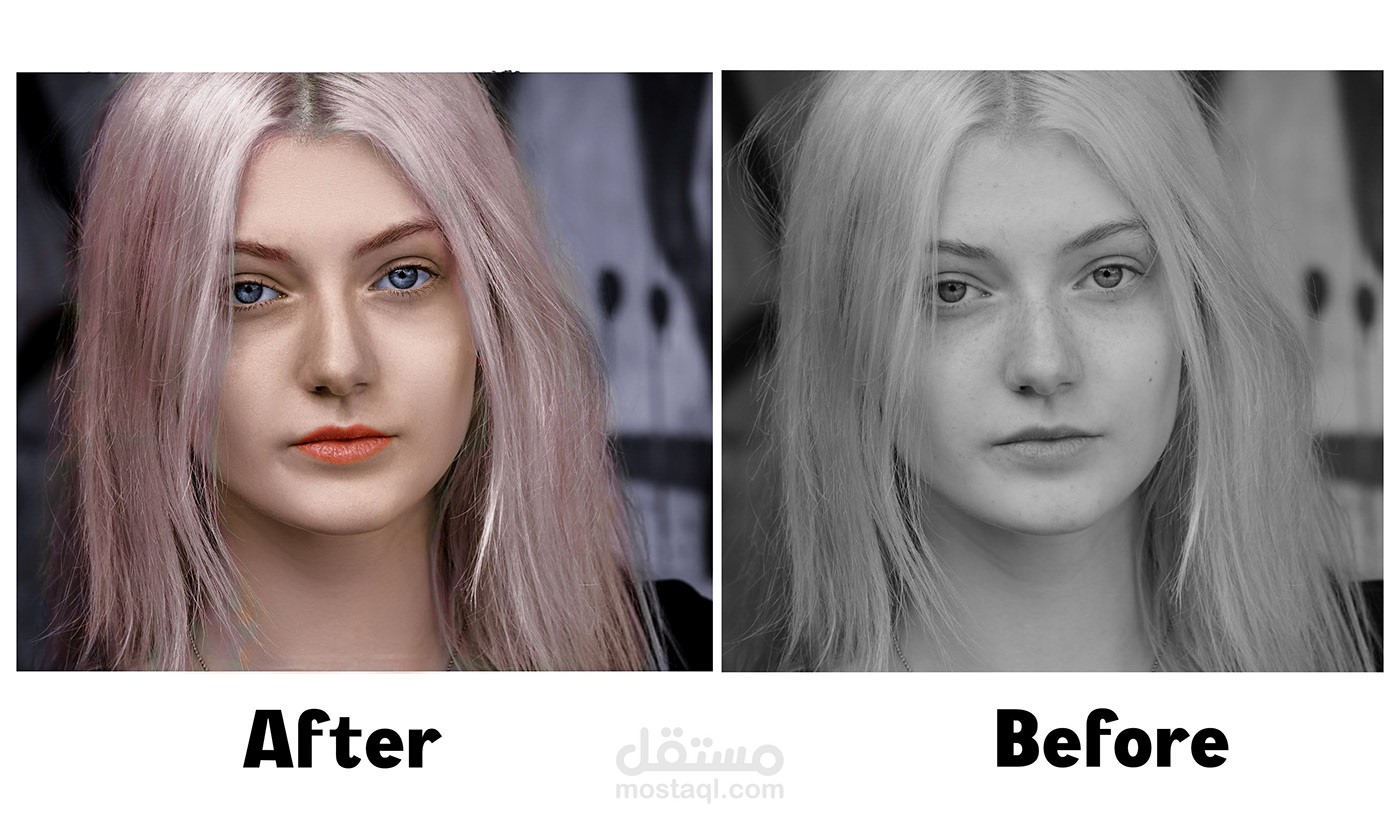 تعديل الصور ، الالوانHigh End Beauty Retouching With Color Harmony