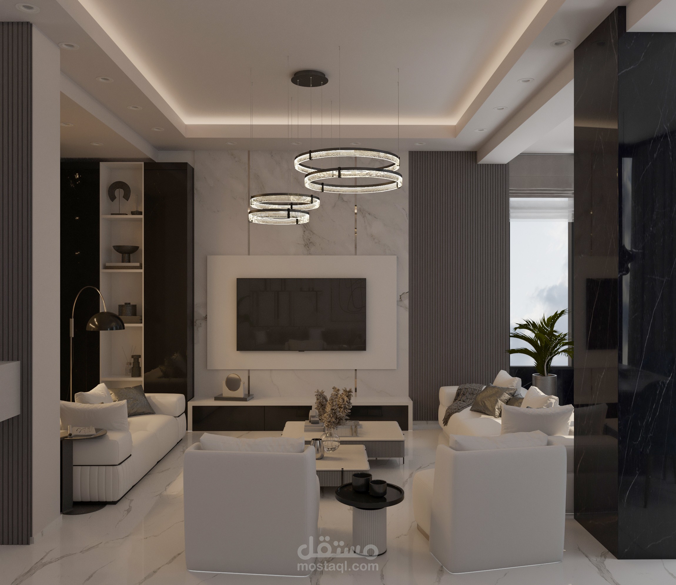 تصميم شقة عصرية