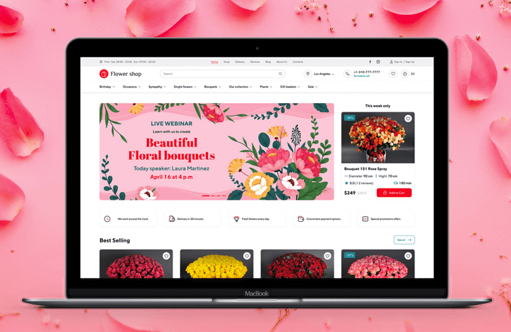 Flower Delivery | E-Commerce