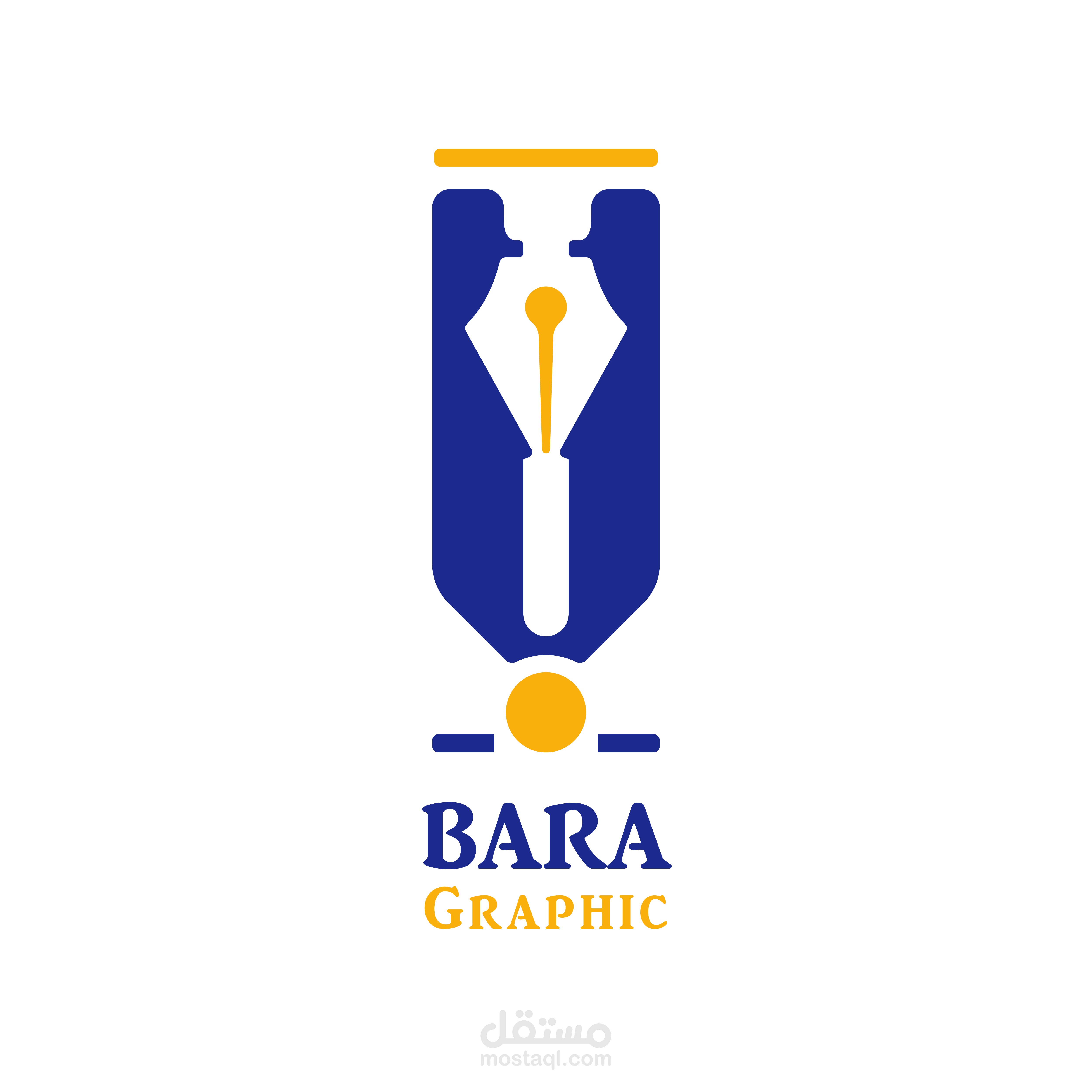 شعار مصمم جرافيك BARA