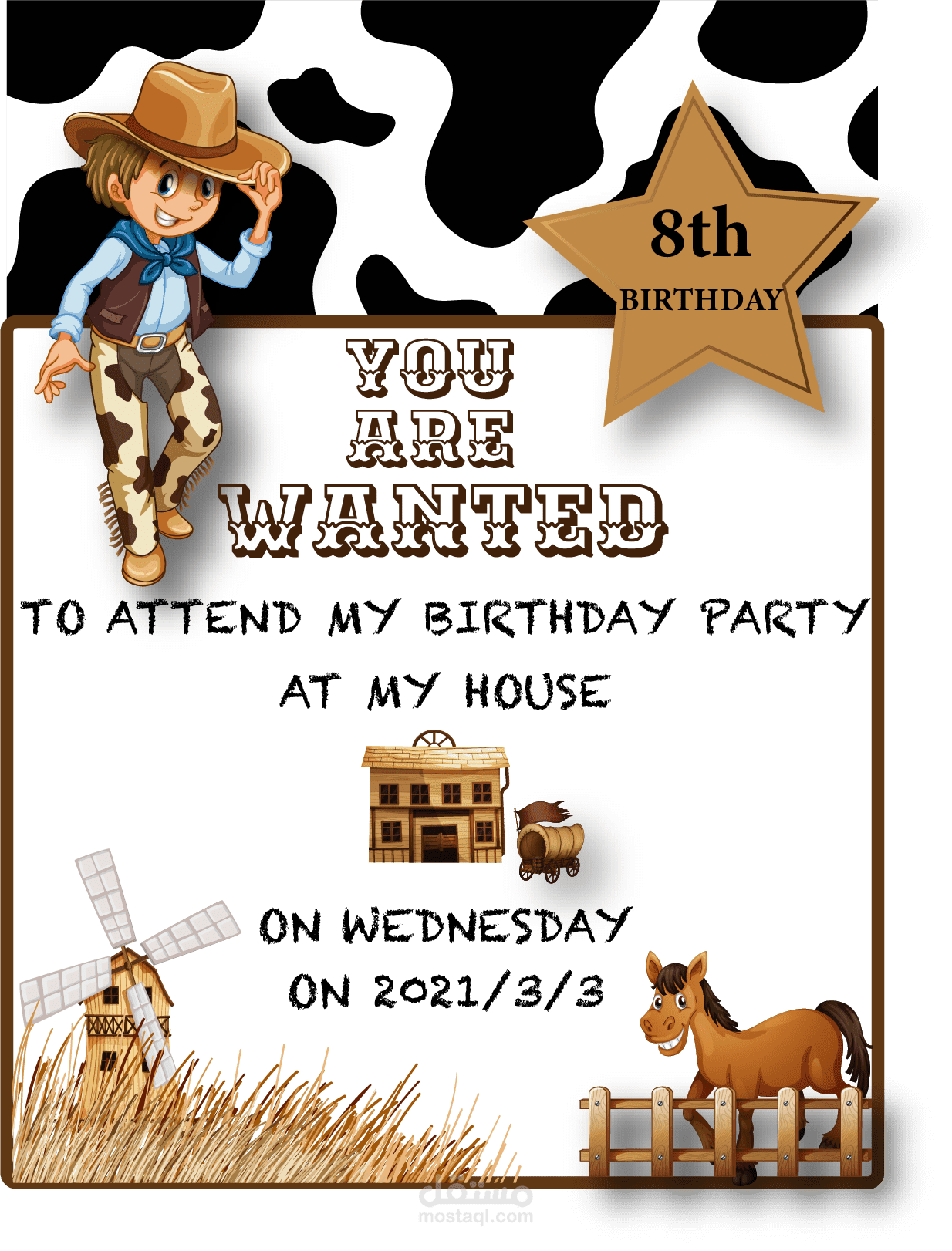 BOYS birthday invitations