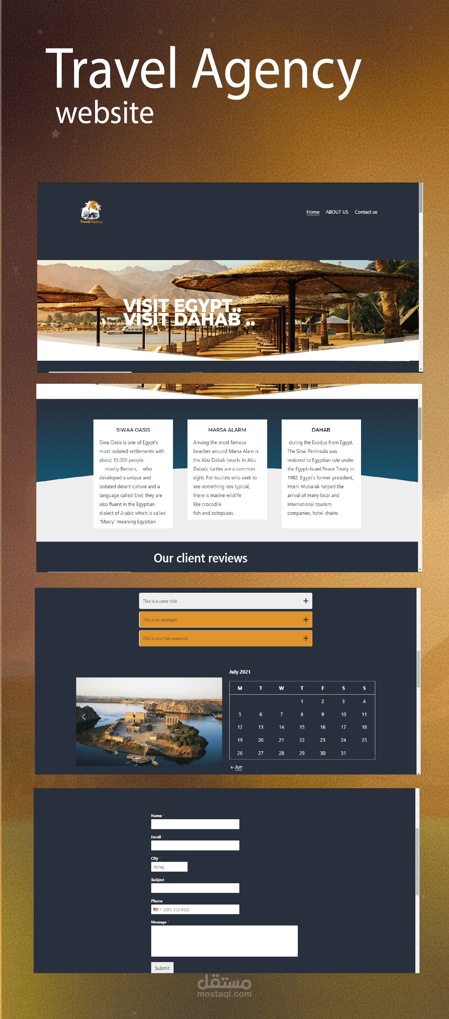 Travel Agency website