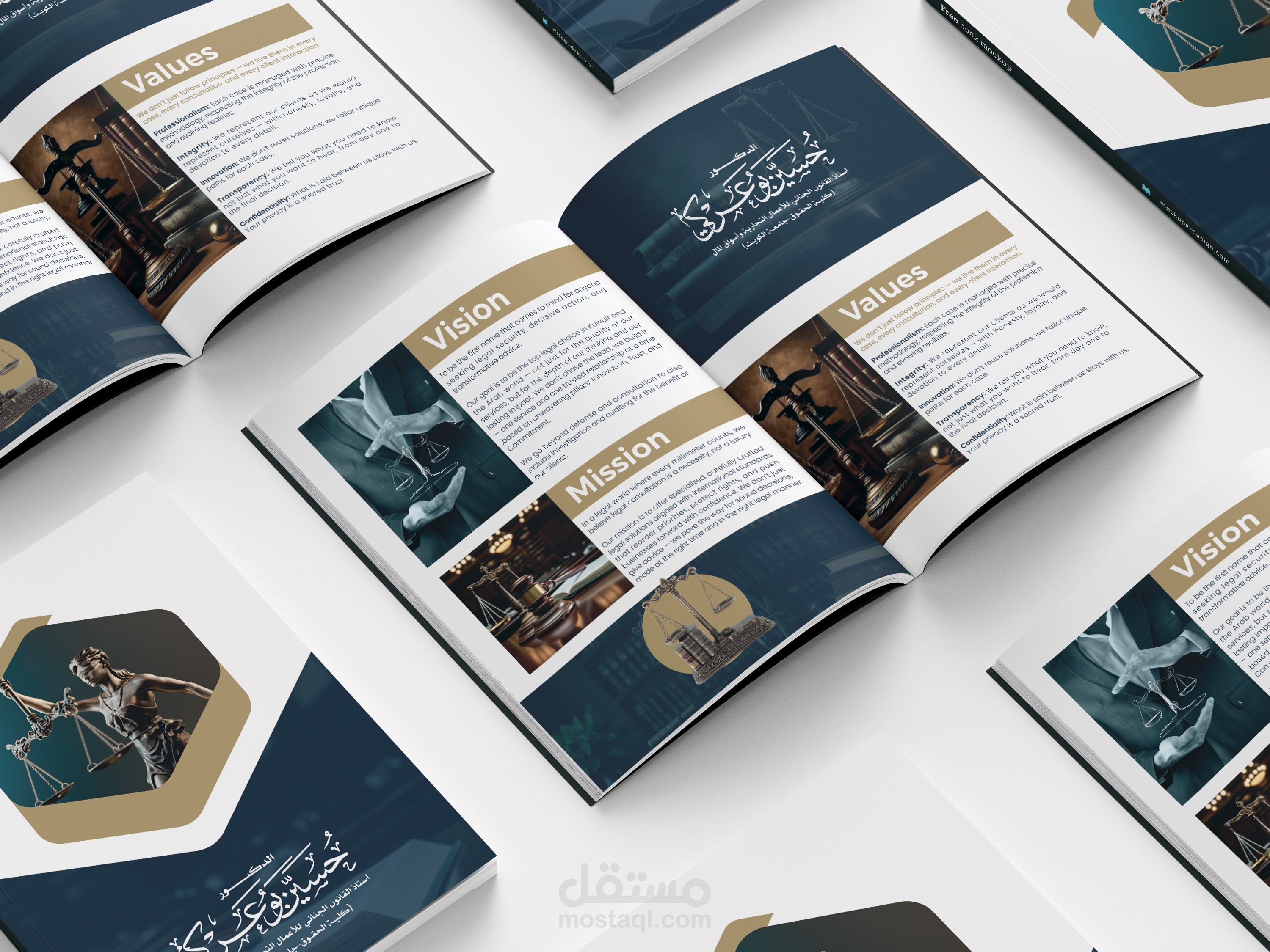 Elegant Company Profile for a Law Consultancy Firm