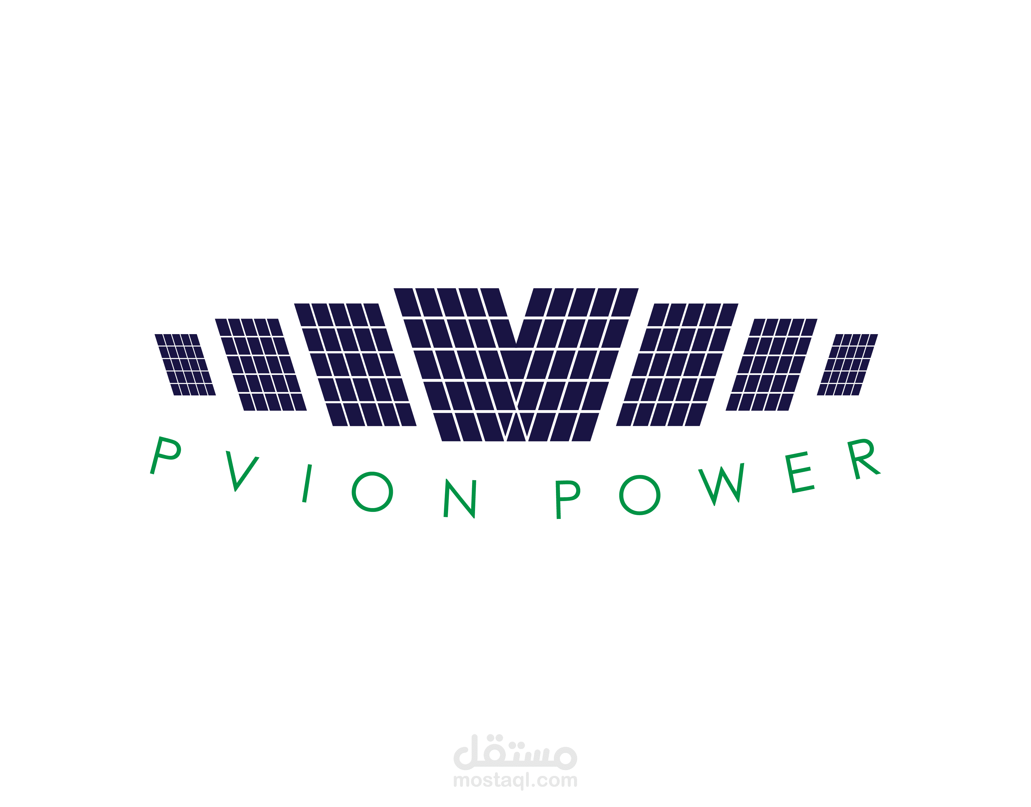 تصميم شعار وهوية لشركة Pvion Power