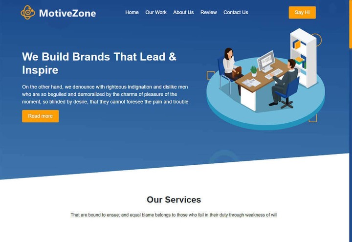 Motivezone website