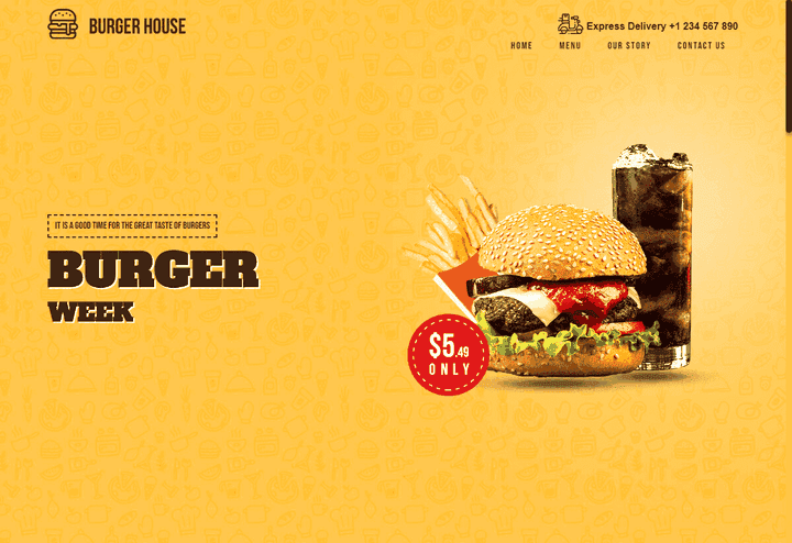 Burger-house website