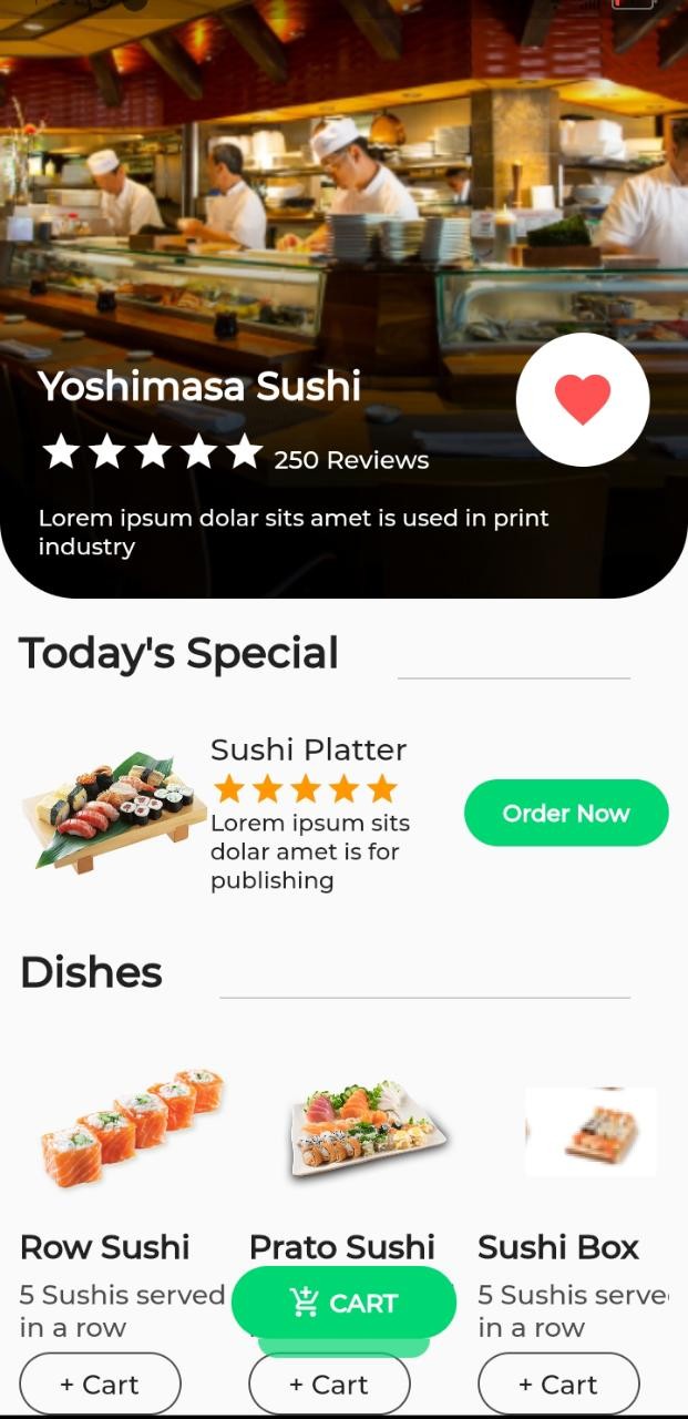 تطبيق مطعم || Restaurant App