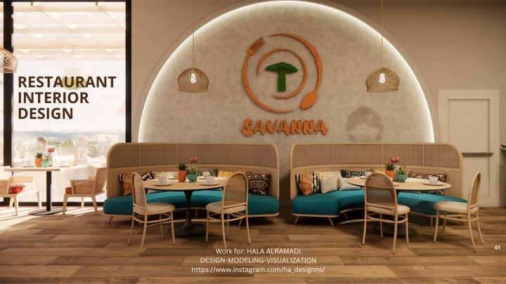 savanna restaurant -interior design