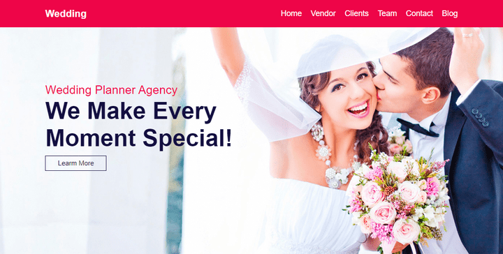 Wedding Planner Website