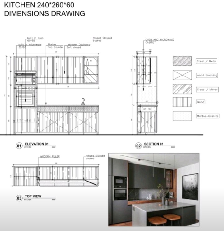 Kitchen drawing