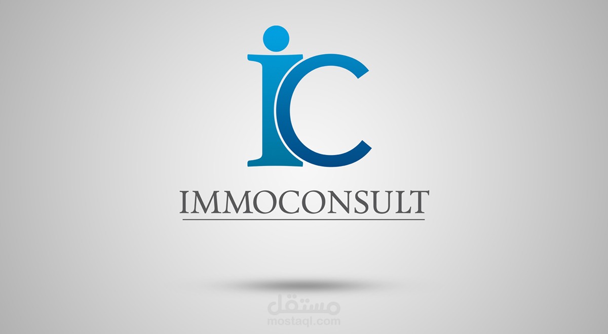 شعار خاص بشركة عقارات : IMMOCONSULT