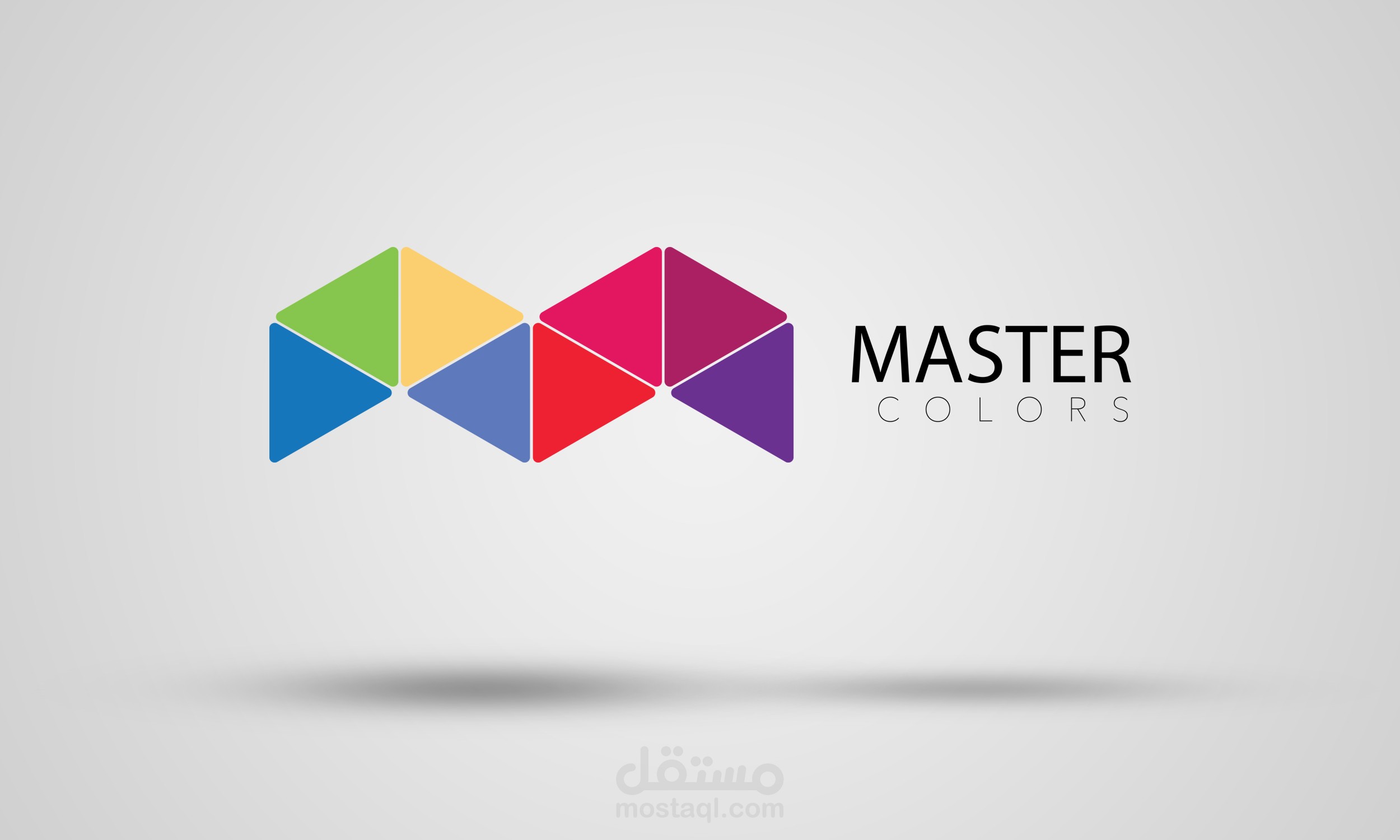 شعار Master Colors خاص بشركة طباعة