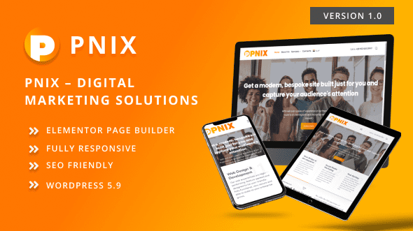 تصميم و تطوير موقع شركة Pnix لحلول التسويق الالكترونى