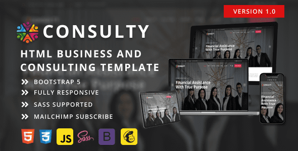Consulty - HTML Business & Consulting Template