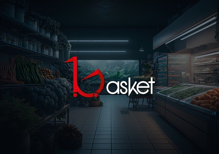 Logo design and branding for basket Supermarket