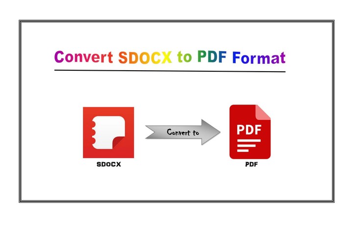 Convert From SDOCX Format to PDF Format
