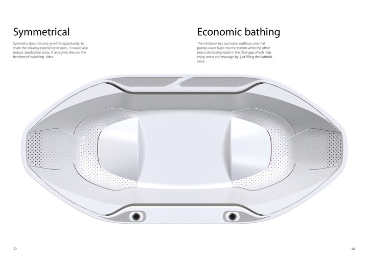 Product design  -  stress relief bathtub