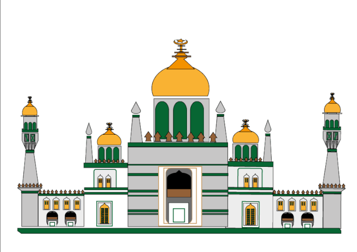 تصميم مسجد