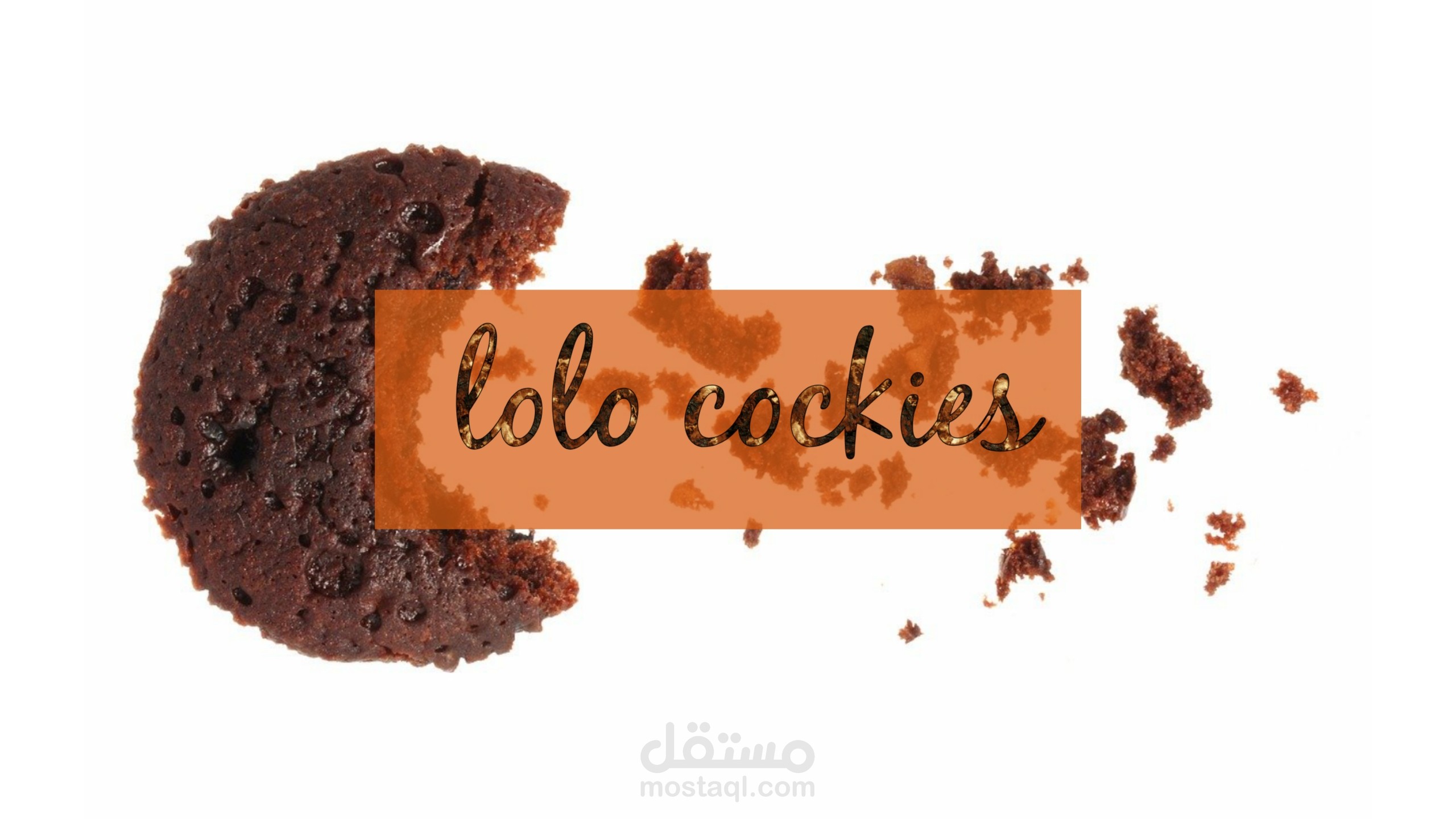 تصميم youtube cover لمطعم حلويات lolo cockies بالشارقة