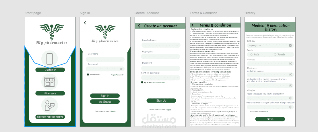 Android Pharmacies advanced app