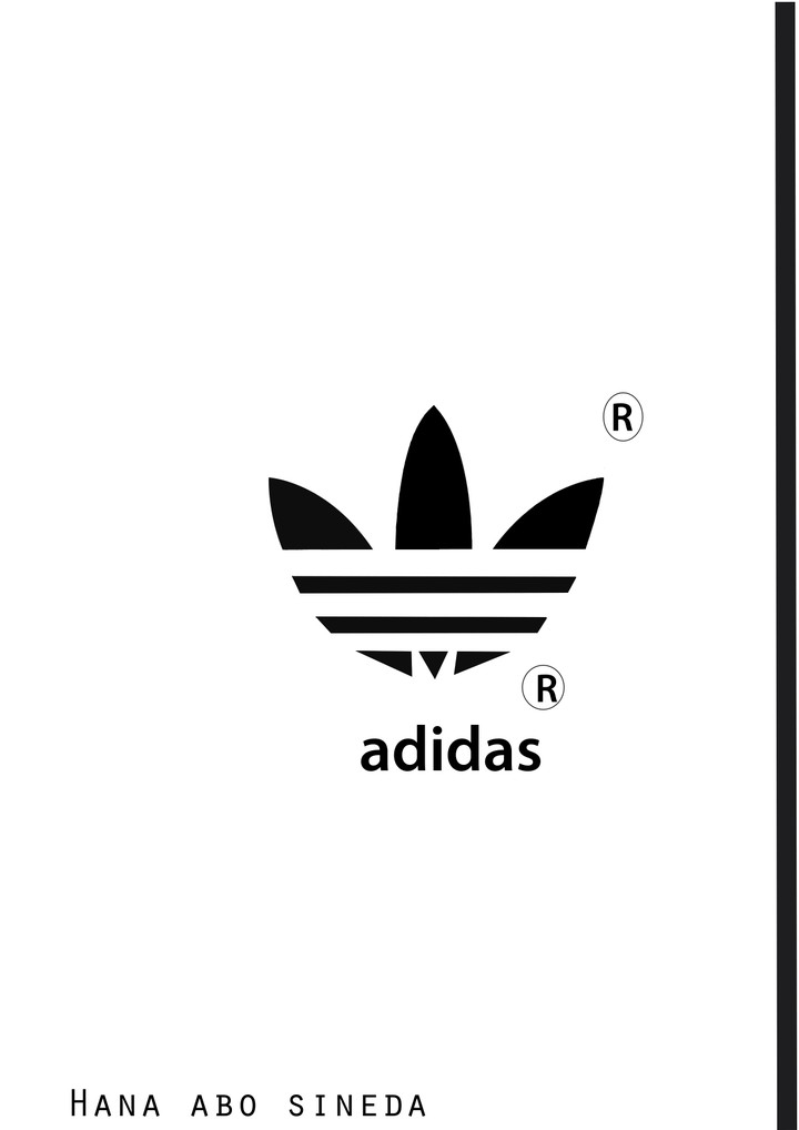 تصميم ورسم شعار adidas