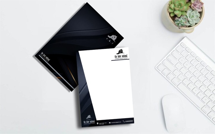 ورق مكاتبات (letterhead )