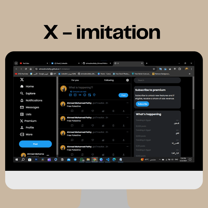 X imitation