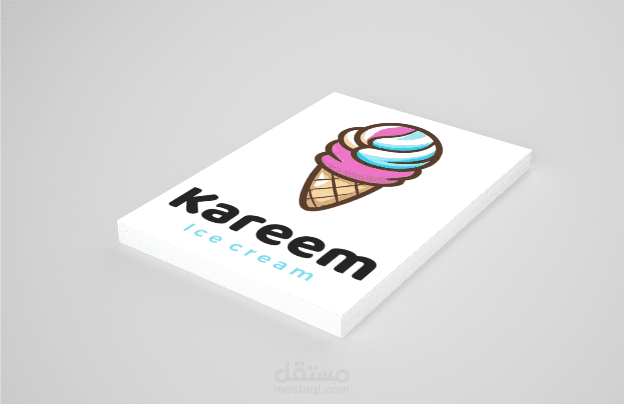 Logo for kareem ice-cream