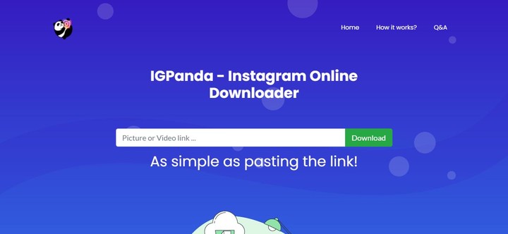 IGPanda, خدمة التحميل من Instagram