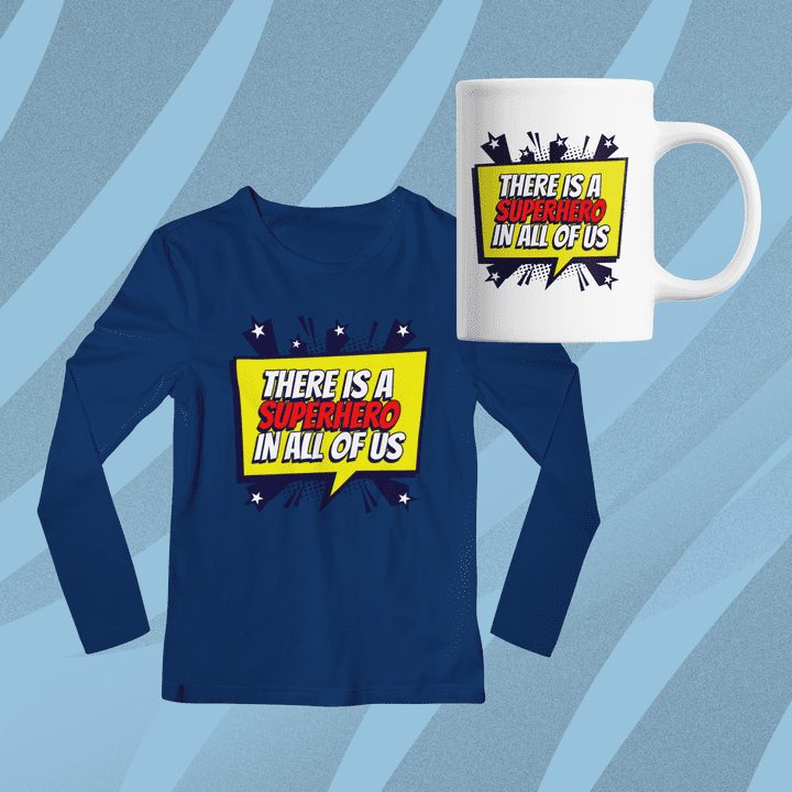 pullover and Mugs design