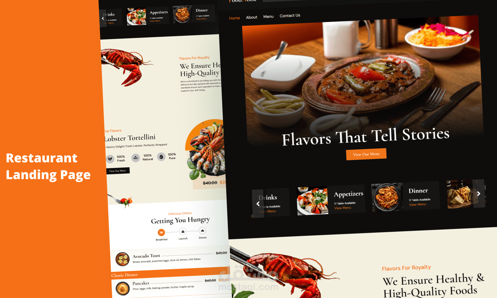 Restaurant Landing Page