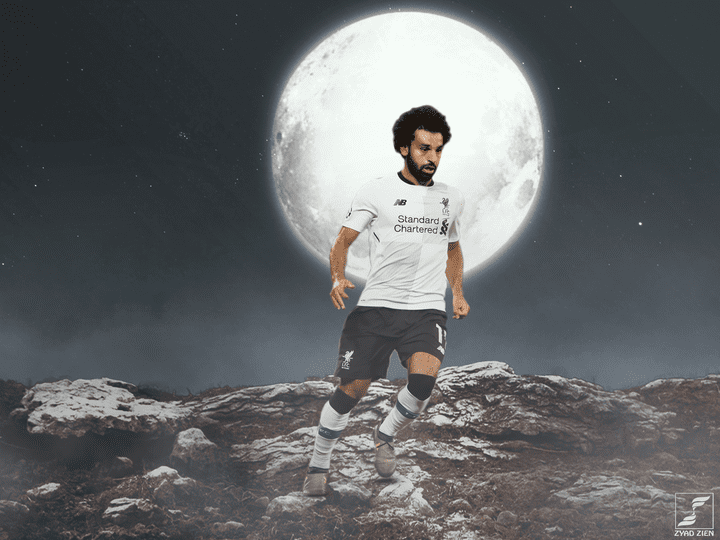 salah on the moon