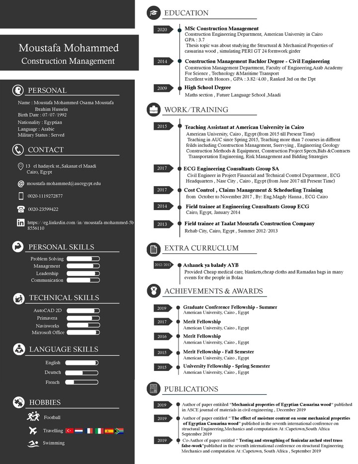 تصميم CV علي الفوتوشوب