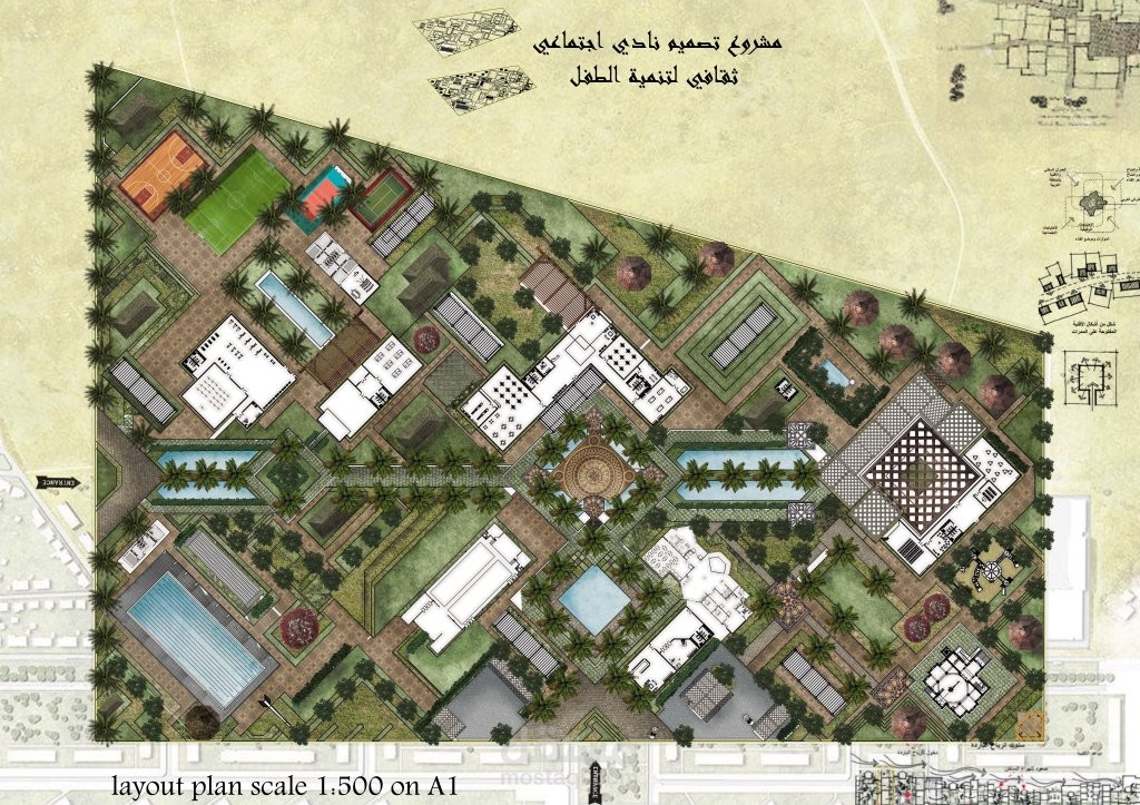 اظهار البلان واللايوت المعماري من الصفر حتي النهاية