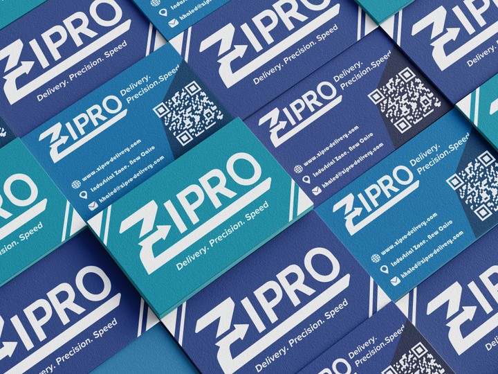 Business Card Design for ZIPRO Delivery