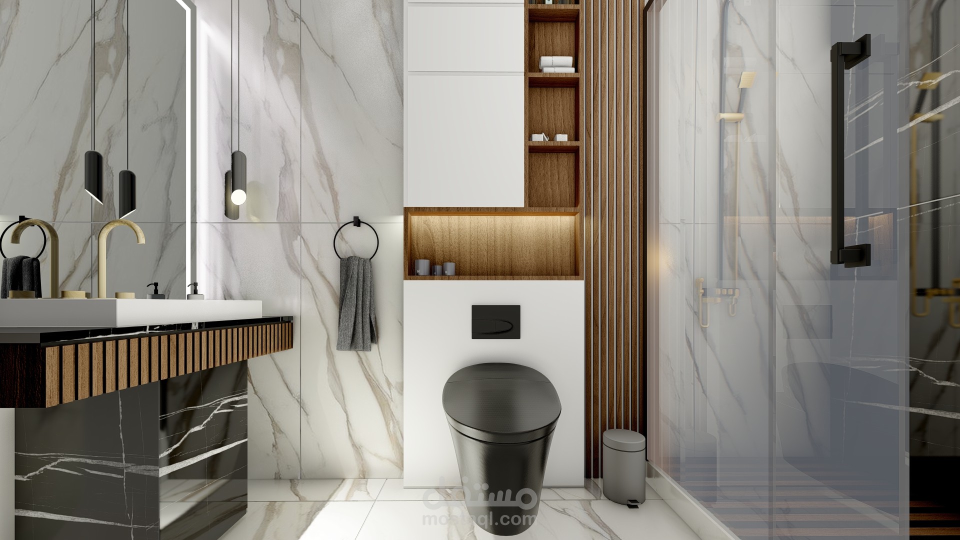 تصميم WC مودرن