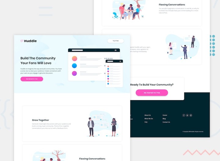 huddle-landing-page-with-alternating-feature-blocks-master