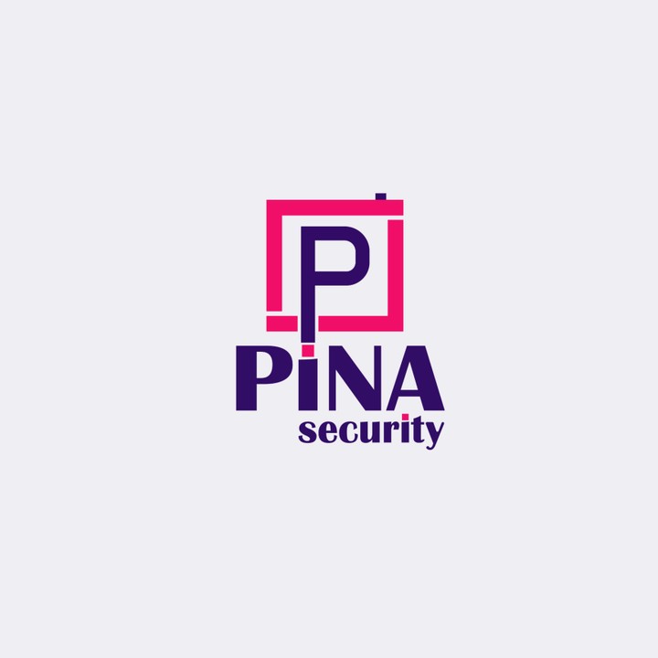 تصميم لوجو لشركة كاميرات مراقبة PiNA security