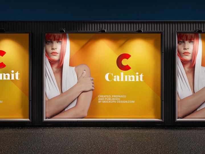 تصميم لوجو تطبيق calmit لتشغيل الموسيقي