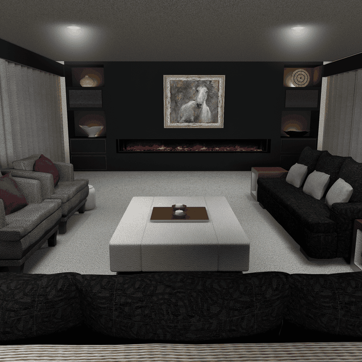 3D modern room