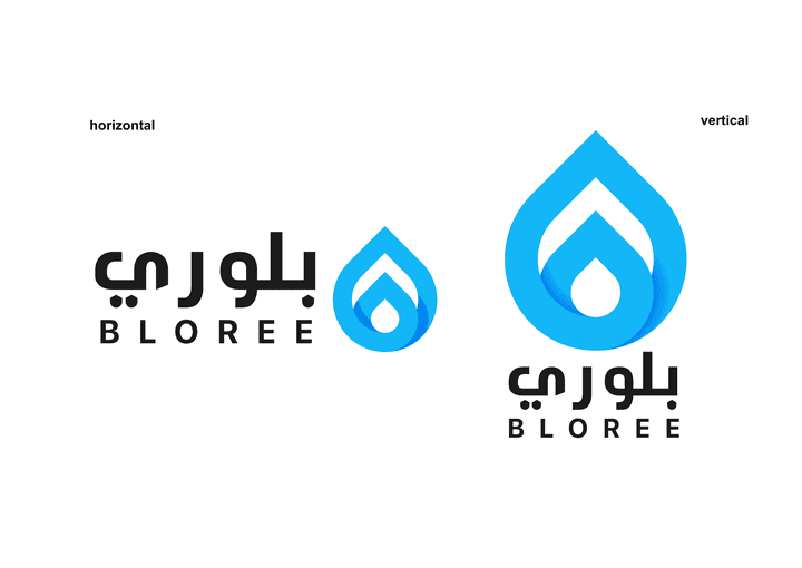 تصميم شعار, عبوه منتج, هوية بصرية لشركة بلوري Bloree