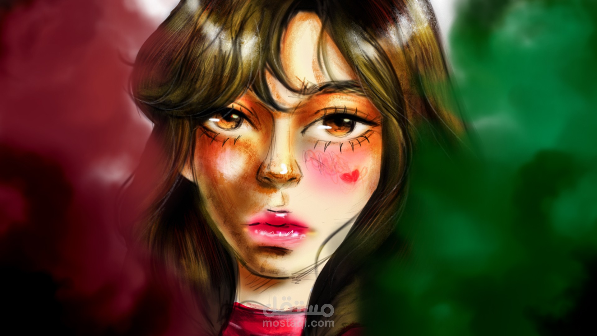 رسم وتلوين شخصيات رقمي مميز