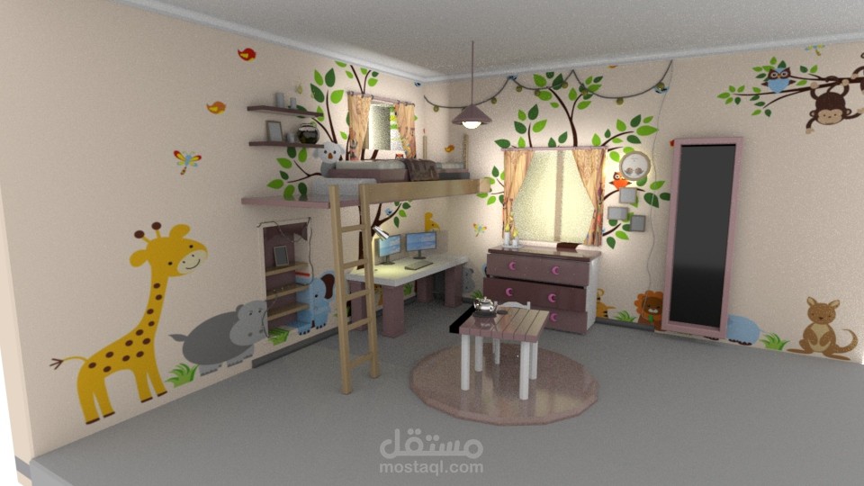 تصميم غرفة 3d