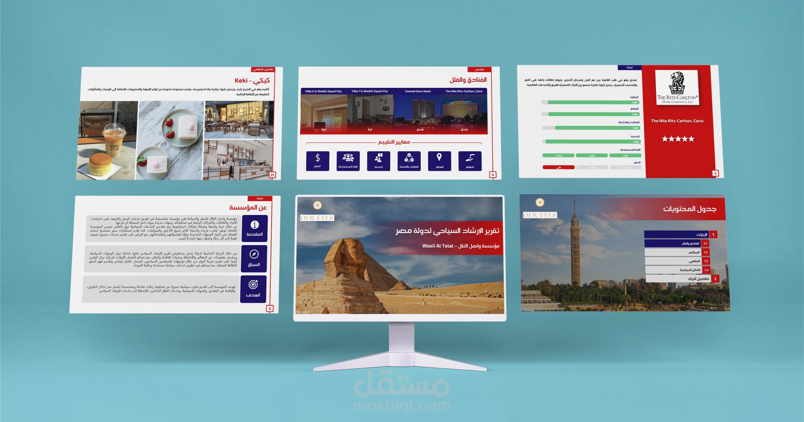 عرض تقديمي لشركة سياحة