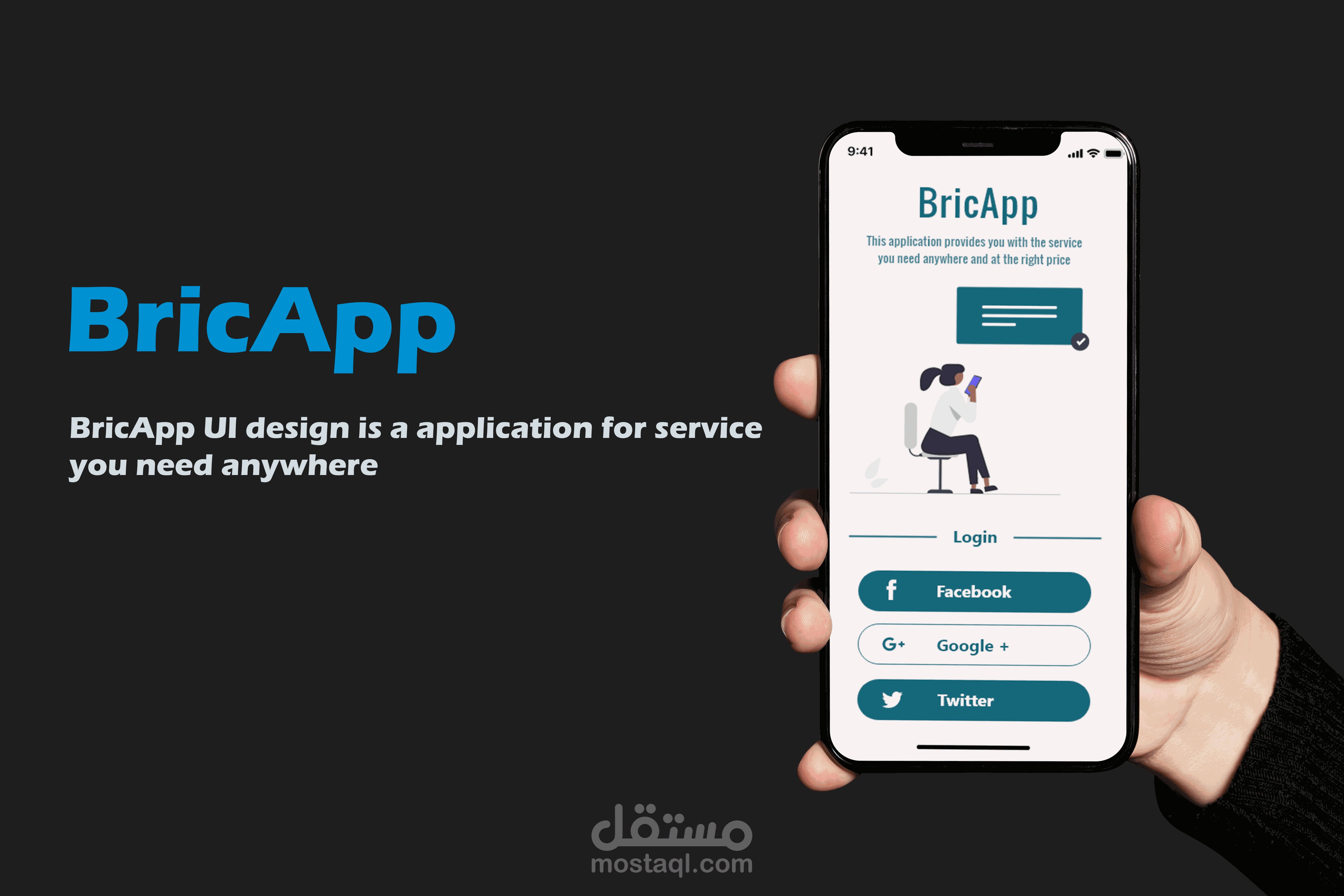 BricApp ui/ux Design