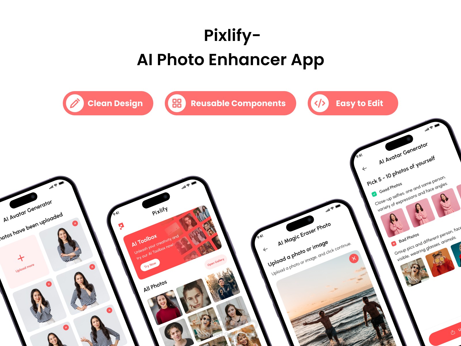 Pixlify - AI Photo Enhancer App